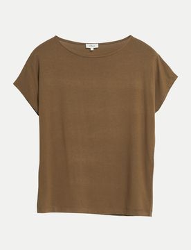 RED LABEL Jersey T-Shirt Braun 38