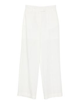 Liu Jo Pantaloni di lino bianchi