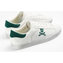 Zapatillas de vestir de hombre de ante con talón a contraste