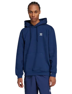 Trefoil Uomo - Felpe con cappuccio Blu - Taglia XXL - Jersey di cotone XXL - Adidas - FashionsVida