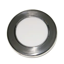 Stainless Steel G4 Round Courtesy Light Silver 150 mm unisex