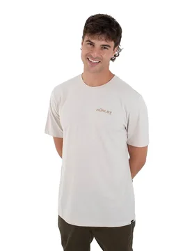 T-shirt à Manches Courtes Bora Bora Slub Bone XL - Hurley - FashionsVida