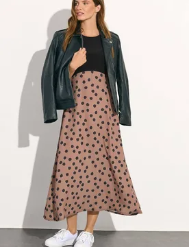 Women's Spot 2 In 1 Maxi Dress in Black Size: 14 - Black - Size: 14 - M&Co - FashionsVida