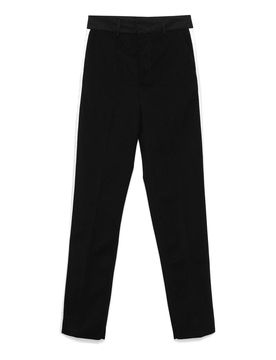 Pantaloni intrecciati da twill