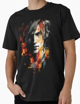 Leon S Kennedy Resident Evil Retro Horror Survival Zombie Game Gift T shirt Unisex Gamer Tee Short Sleeve Graphic clothes S-6XL - Aliexpress - FashionsVida
