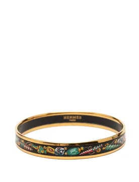 Narrow Qu Importe le Flacon Enamel Bangle 62 - Hermès - FashionsVida
