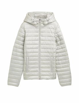 Leichtsteppjacke hellgrau XXL damen