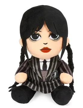 Schwarzes Plüschtier Wednesday Addams 20 cm - RUBIES FRANCE - FashionsVida