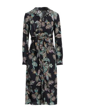 Midi-Kleid Damen Nachtblau XS Damen