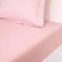 Sábana bajera ajustable algodón egipcio Oxford Solid