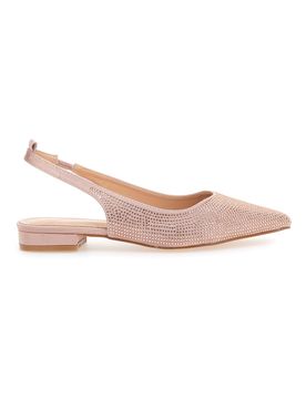 Ballerine Lace-Up 15990 Rosa Strass 38