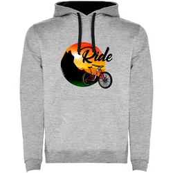 Felpa Con Cappuccio Ride Vigore Grey