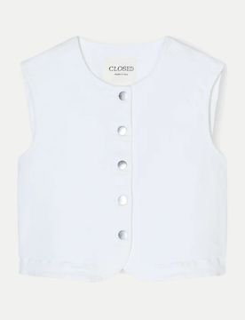Closed Weste Denim Weiß L