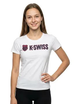Essentials T2 Short Sleeve T-shirt White S - K-swiss - FashionsVida