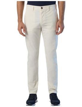 Pantalone chino panna slim fit Defender 673071