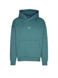 Hugo Felpa con cappuccio - Hoodie NAZARDO petrolio XS