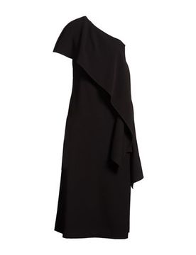 Vestido midi Mujer Negro 36 Mujer