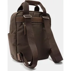 Mochila de mujer con varios compartimentos y cierre de cremallera en liso
