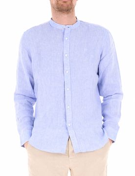 Camicia in lino AZZURRO CHIARO XXXL