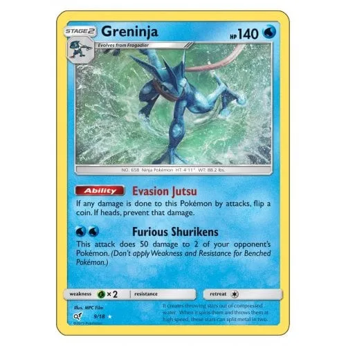 Pokemon Detective Pikachu 9/18 Greninja (Holo) - Pokémon - FashionsVida