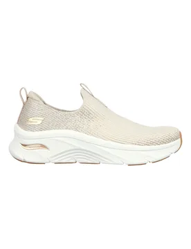 Sneakers Beige Relaxed Fit: Arch Fit D'Lux - Glimmer Dust 37 - Skechers - FashionsVida