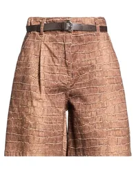 Pantalones cortos y bermudas Mujer Marrón S Mujer