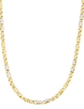 Collana Uomo Oro Giallo Bianco GL100327