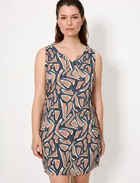 Vestidos de playa corto recto tirantes estampado - Ysabel Mora - FashionsVida