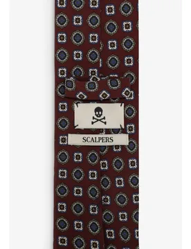 Corbata de hombre de seda microestampada - Scalpers - FashionsVida