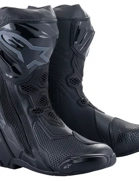 Stivali Moto Racing SUPERTECH R Nero Nero taglia 48 - Alpinestars - FashionsVida