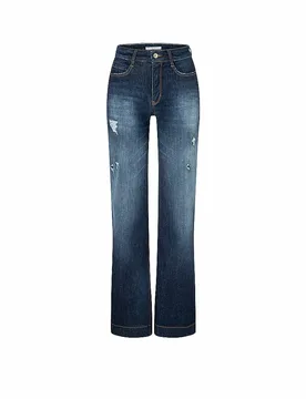 Jeans Wide Leg blau 38/L32 damen - Mac - FashionsVida