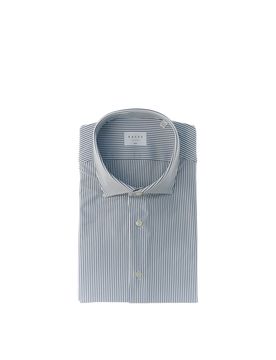 XACUS Camicia a righe BLU NAVY 43