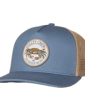 Casquette Jimmy Trucker Pilot Blue / Khaki One Size - Salty Crew - FashionsVida