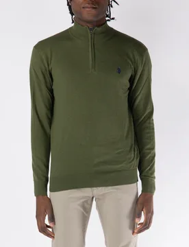 MAGLIONE KIRK 1/2 ZIP M - U.s. polo assn. - FashionsVida
