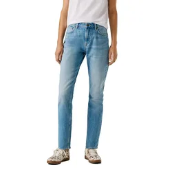 Jeans Taille Haute Violet Tapered Fit Denim Vintage Sunfade 30