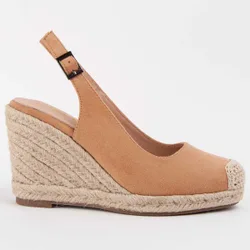 Womens Wedge Espadrille Balenci7 Brown - Size Eu 36