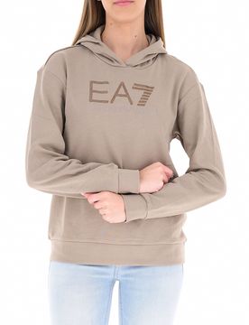Felpa con cappuccio BEIGE M