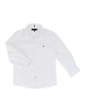 Camicia slim fit da ragazzo bianco 116 - Tommy hilfiger - FashionsVida
