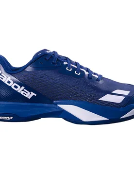 Jet Mach 4 Clay Shoes Dark Blue / White UK 8 - Babolat - FashionsVida