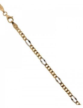 Bracciale Uomo in Oro Giallo e Bianco 803321713386