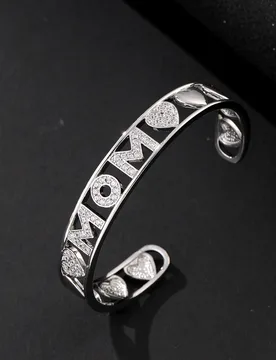 Elegant C-Shaped Adjustable Light Luxury sliver color Bracelet Women's Dress Decorative Jewelry Mother's Day Party Gift Z-91 - Aliexpress - FashionsVida