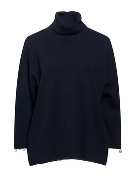 Rollkragenpullover Damen Marineblau 34,38,40 Damen - MEIMEIJ - FashionsVida