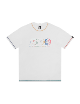 Gradient Contrast Stitch T-Shirt