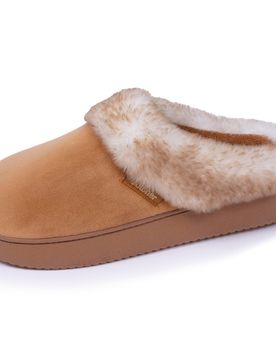 Chaussons mules talon plateforme Camel camel 38