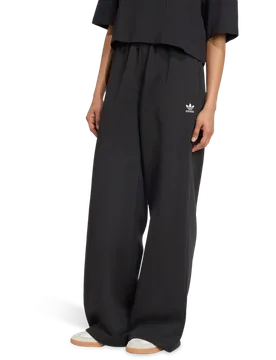 Essentials Wide Leg Pant Damen Hosen - Schwarz - Größe 32 - Baumwoll-Jersey Black 32 - Adidas - FashionsVida