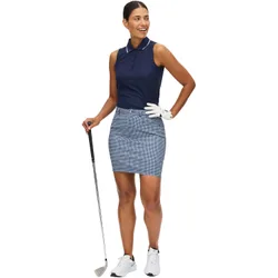 Skort Chie Comfort, blau/weiss 40