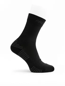 Calzini Corti Evolution 5 Trail Mid Black EU 36-39
