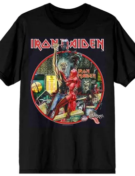 T-Shirt - Bring Your Daughter To The Slaughter - S bis XXL - für Männer - Größe L - schwarz - Lizenziertes Merchandise! - Männer - male - Iron Maiden - FashionsVida