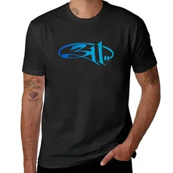 BLUE GRADIENT - 311 T-Shirt vintage sublime luxury clothes men