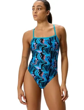 Maillot De Bain Female Printed Web Back